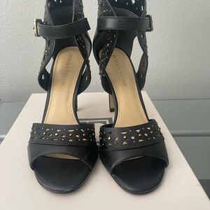 Ivanka Trump Black Studded Women's Sandals